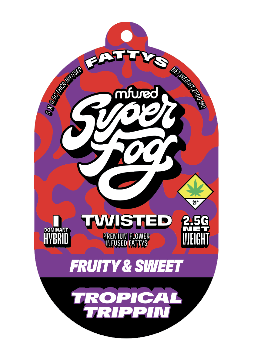 Photograph of product: TWISTED Infused Fattys 5pk - Tropical Trippin