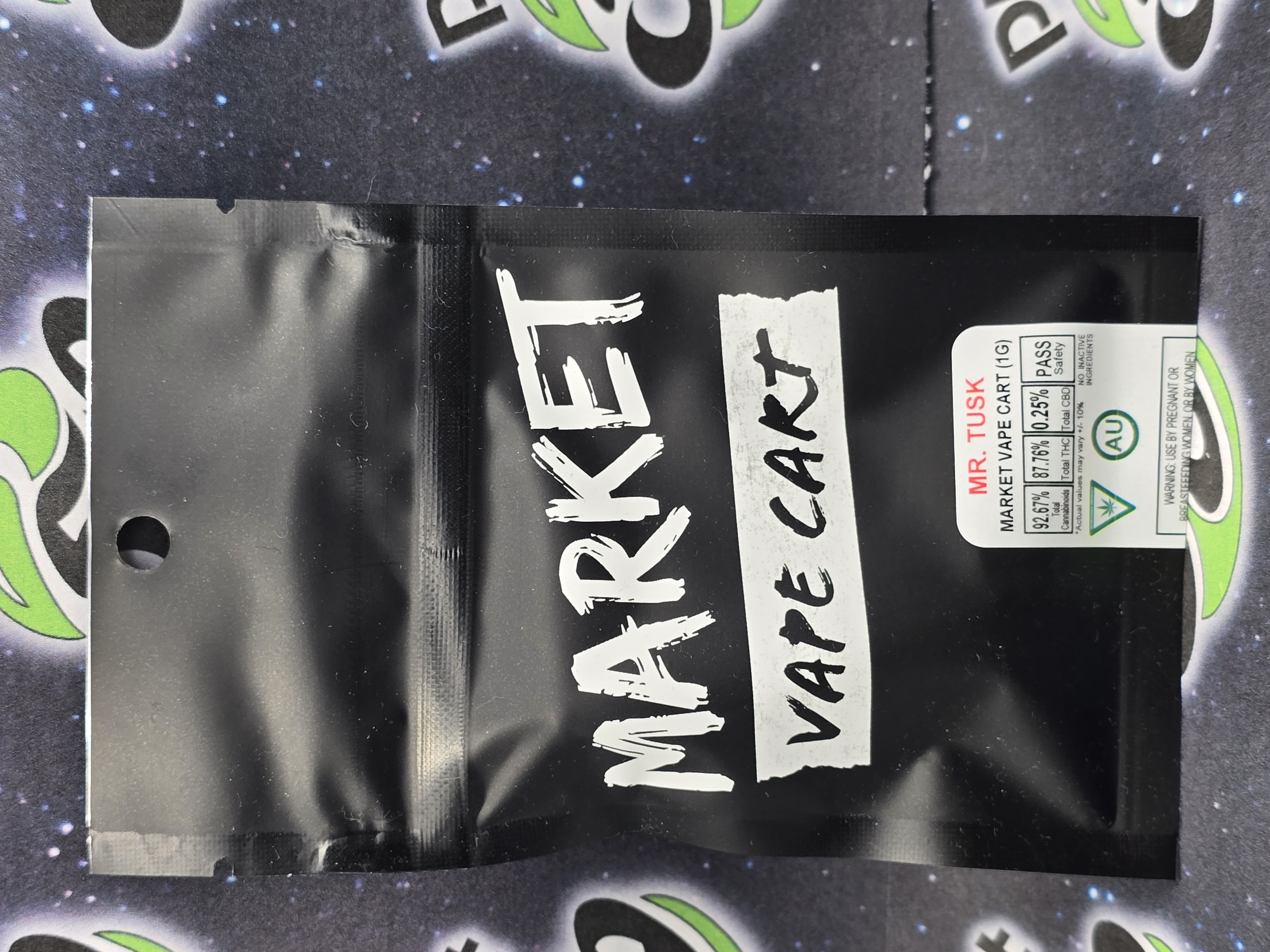 Photograph of product: Market | Mr. Tusk Vape Cart