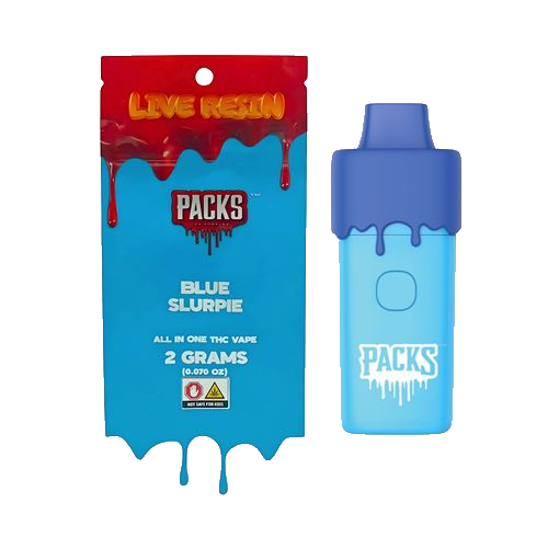 Photograph of product: Pack Pods | Blue Slurpie | 2g Disposable