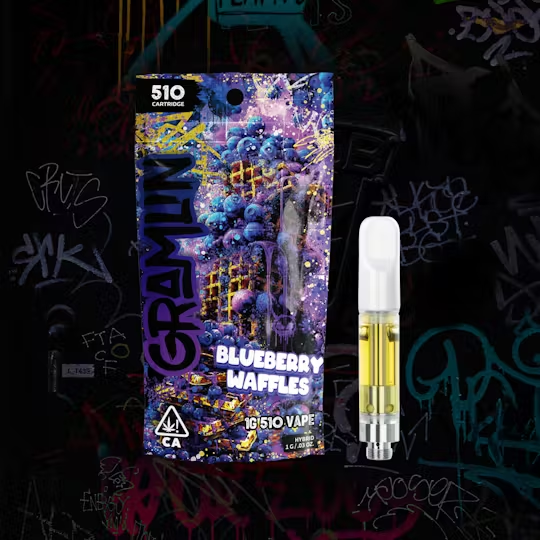 Photograph of product: BLUEBERRY WAFFLES - 1 G