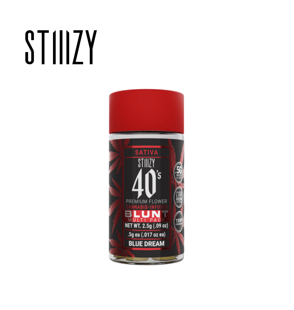Photograph of product: BLUE DREAM 2.5G INFUSED 5 PACK MINI BLUNTS