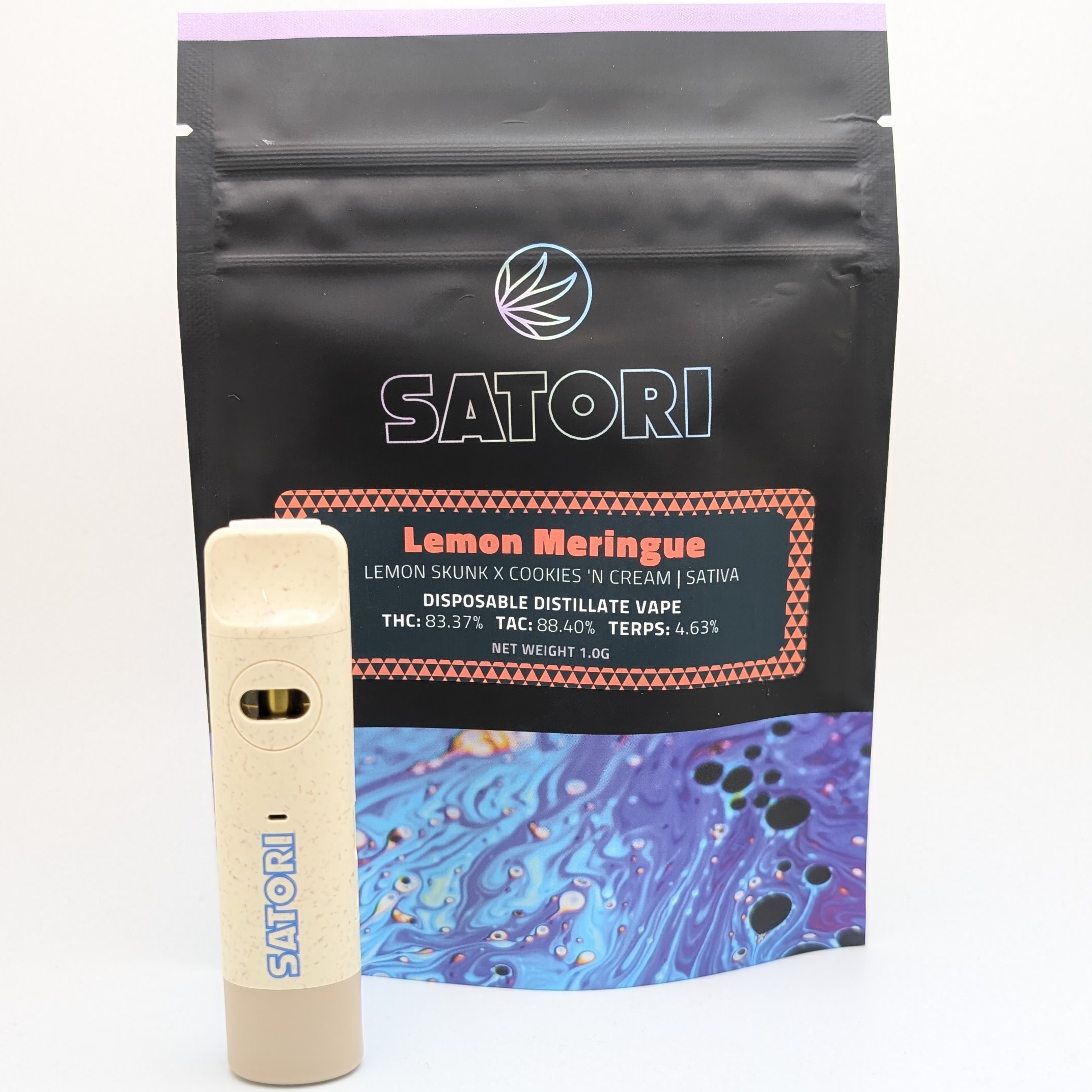Photograph of product: Lemon Meringue 1g Disposable Vape