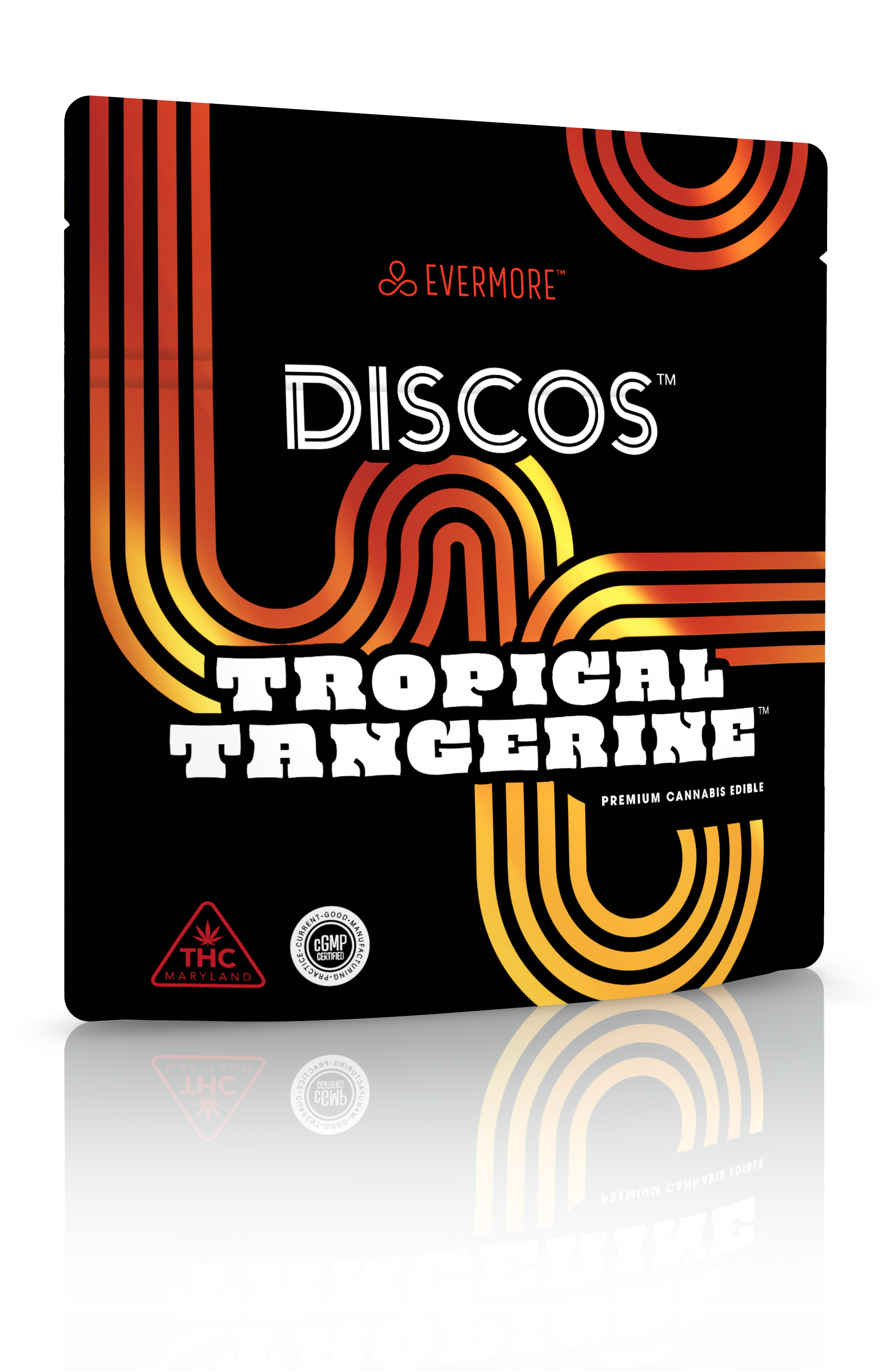 Photograph of Product: Evermore: Tropical Tangerine Discos 100mg