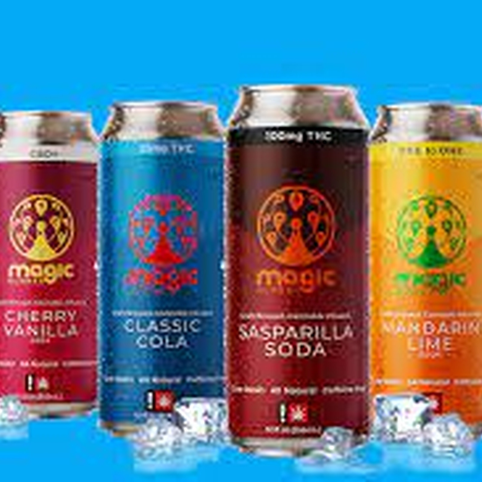 Photograph of product: 100mg TH-oui Sodas - 5 Flavors!!!
