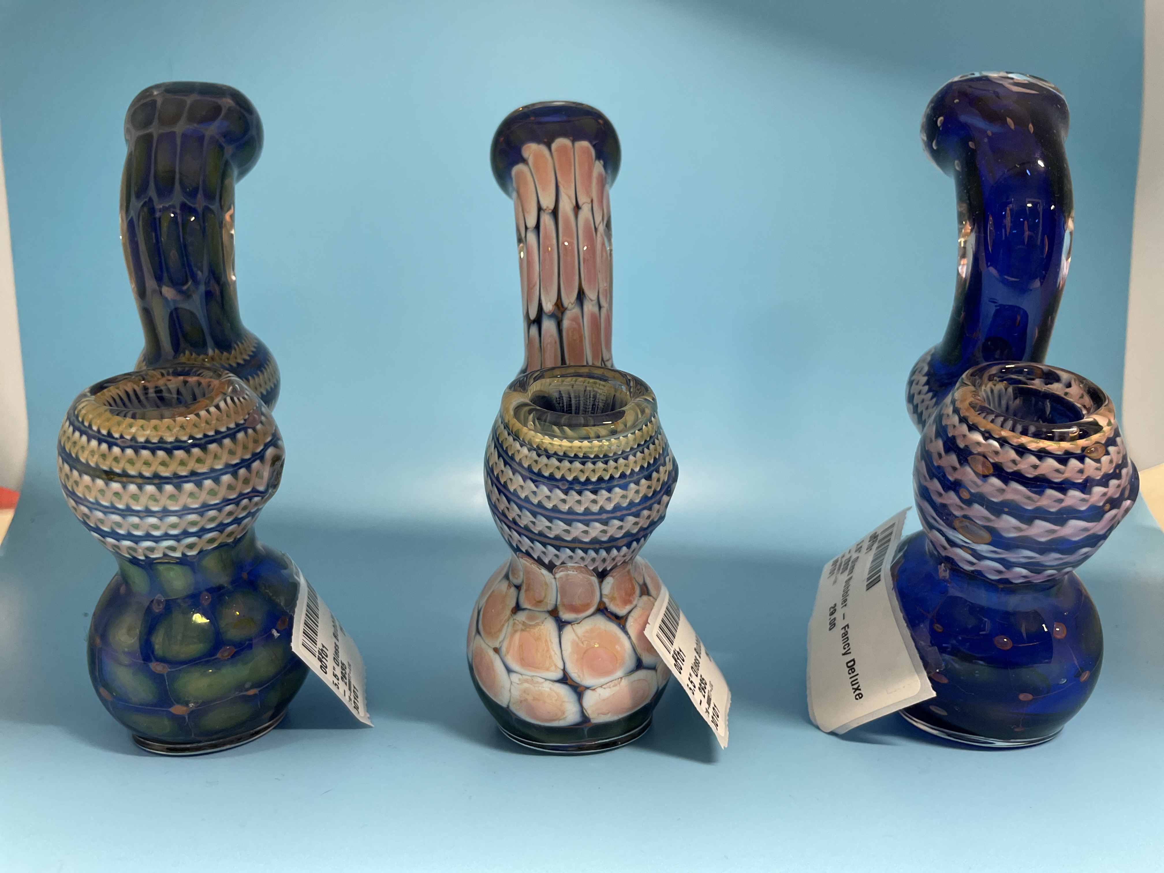 Photograph of product: 5.5" Glass Bubbler - Fancy Deluxe - 2935