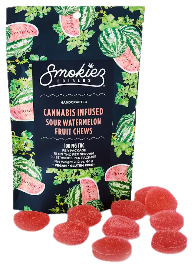 Photograph of product: Sour Watermelon Hybrid Fruit Chews, 10-Pack