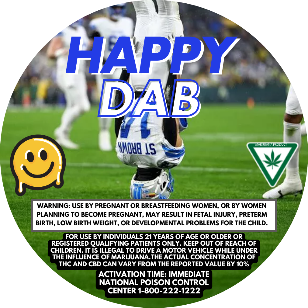 Photograph of product: Happy Dab | Live Resin - 1g - Permanent Marker
