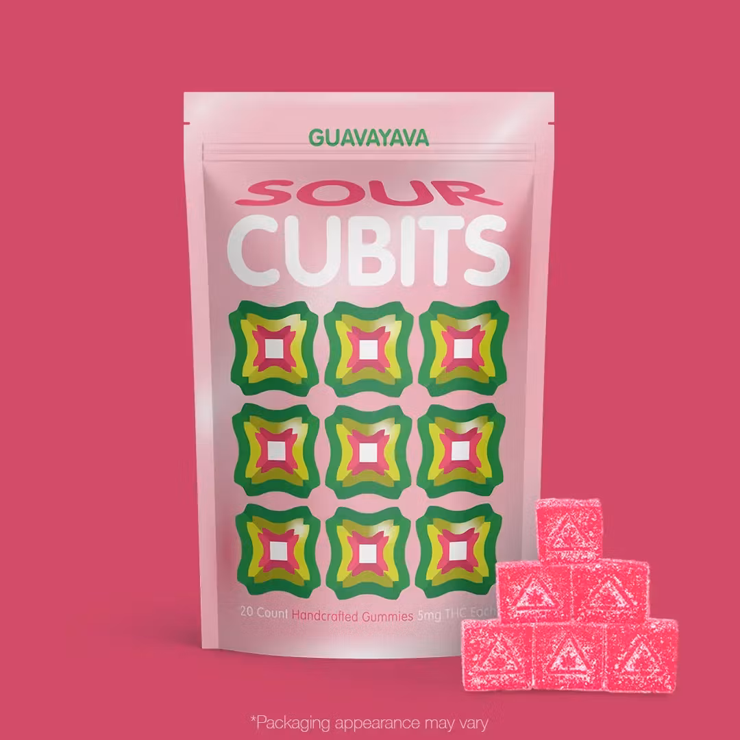 Photograph of product: Sour Guavayava | 5mg 20pk