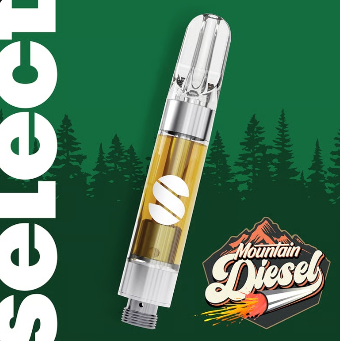 Photograph of product: *PROMO* Select Terpologist Elite - Mountain Diesel - .5g - Vape Cartridge