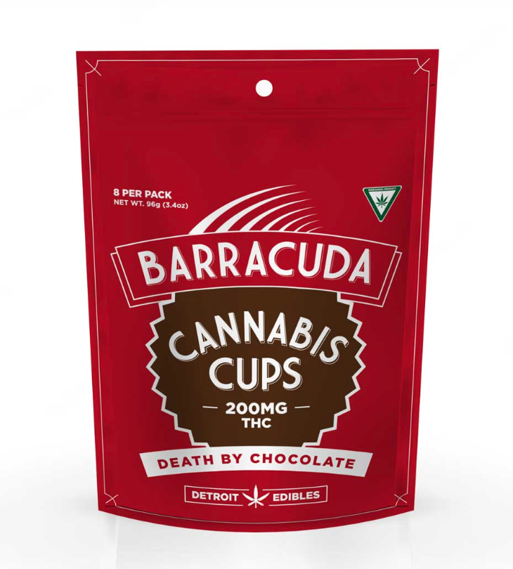 Photograph of product: Detroit Edible Barracuda Cup Death By Chocolate 200mg HD