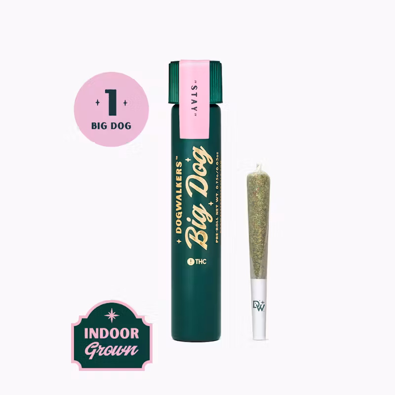Photograph of Product: Dogwalkers | Baklava Big Dog (Stay) Pre-roll, .75g