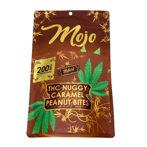 Photograph of product: 200mg Nuggy Caramel Peanut Bites