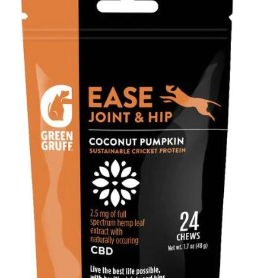 Photograph of product: Green Gruff Ease Joint & Hip CBD Dog Treats 24ct - mg