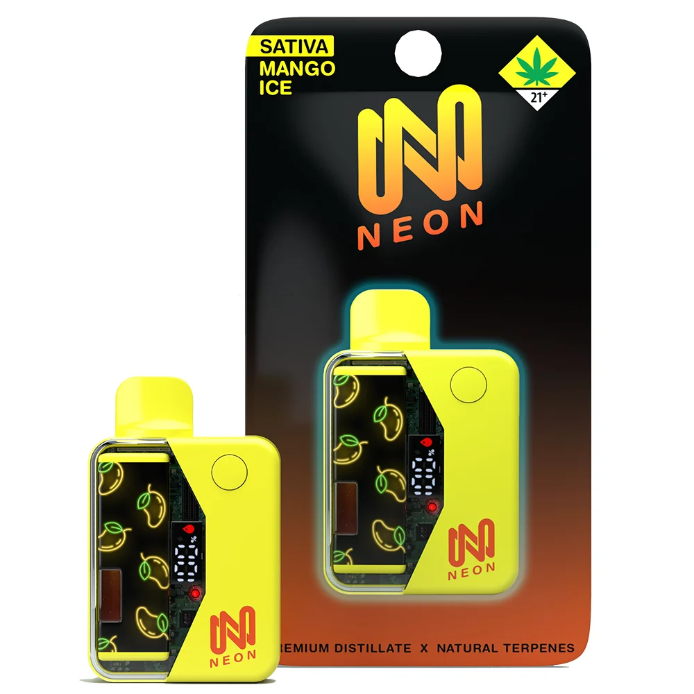 Photograph of product: Neon - Mango Ice (S) - Vape - Dist Dispo - 1g