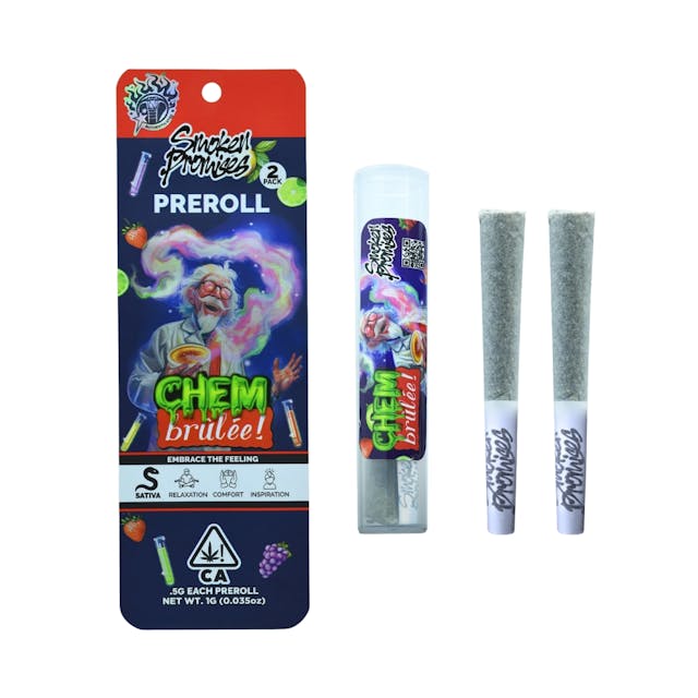 Photograph of product: Chem Brulee 2pk Prerolls - 