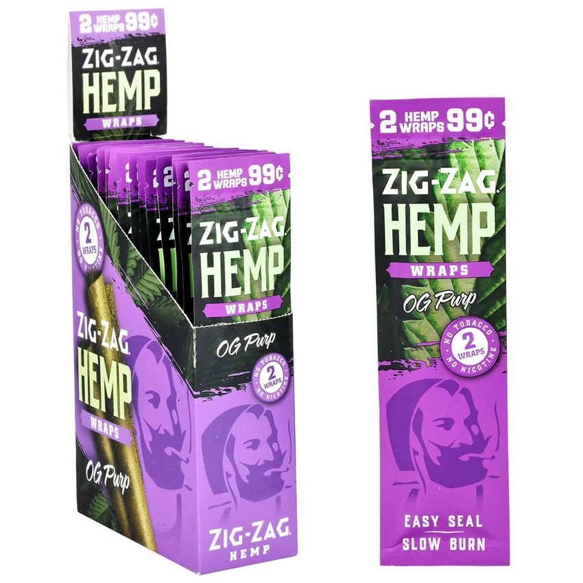 Photograph of product: OG PURP | HEMP WRAPS | 2PK