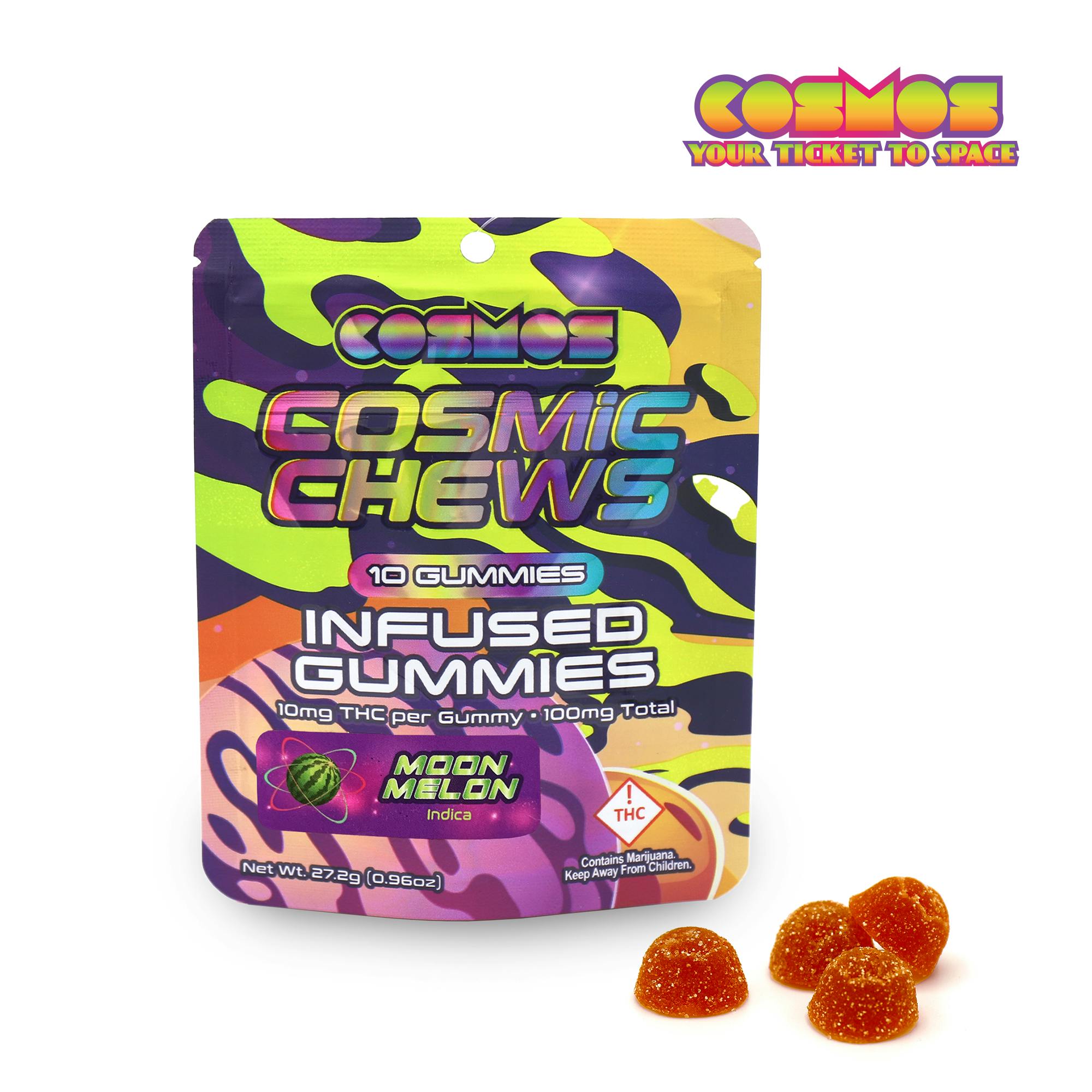 Photograph of product: Cosmic Chews | REC | 100mg | - Moon Melon (I)