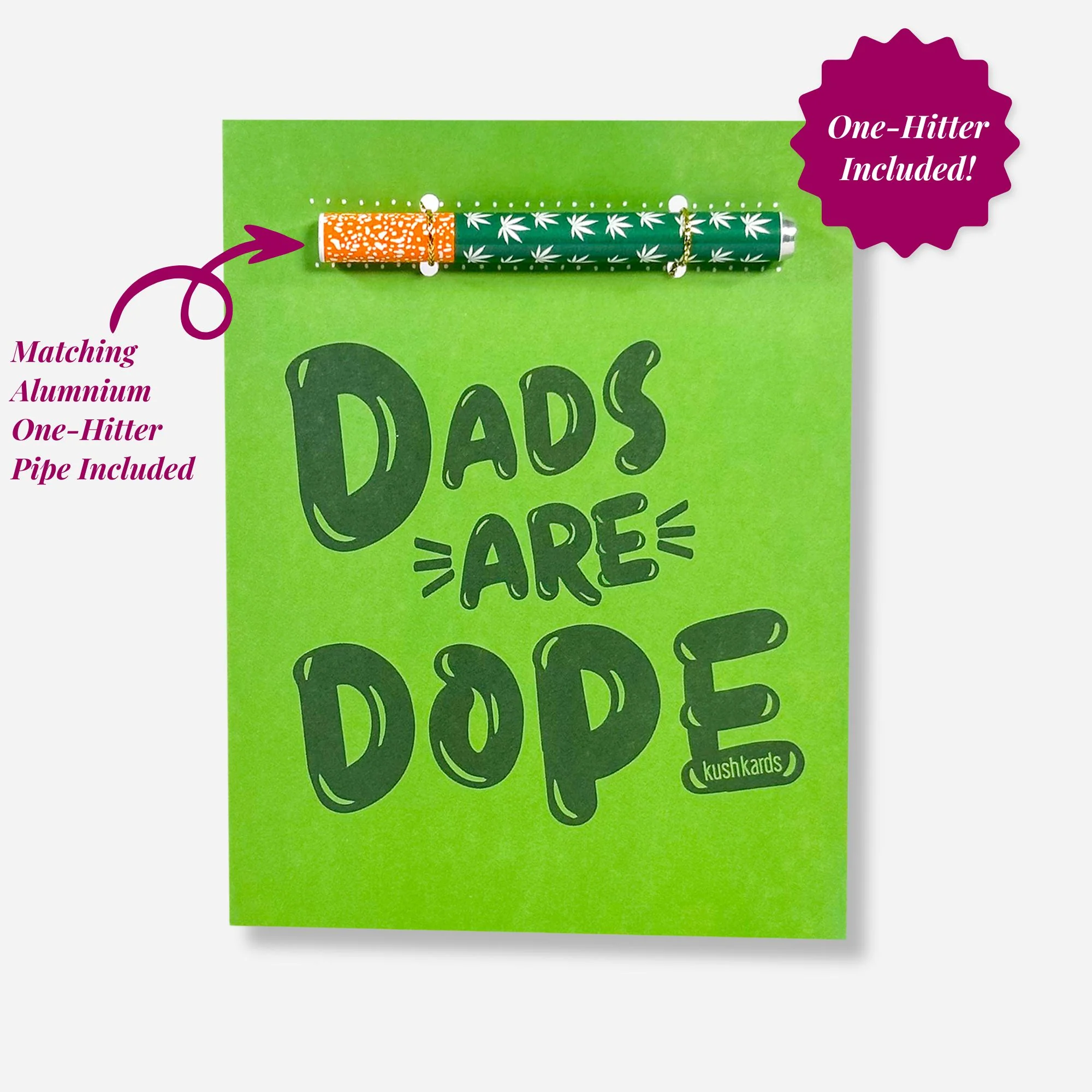 Photograph of product: KushKards - with One Hitter