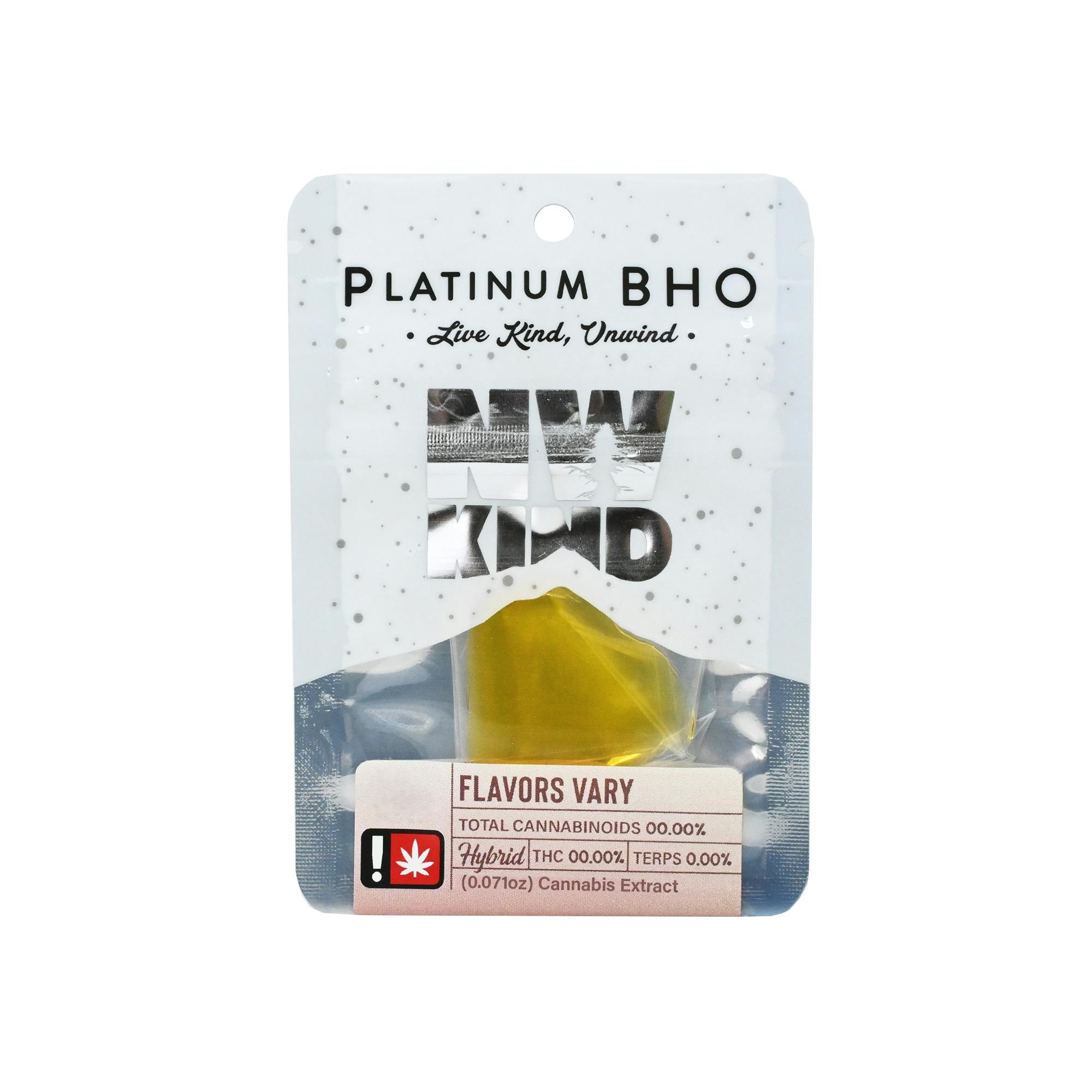 Photograph of product: NW Kind Cosmopolitan Platinum Shatter 1g