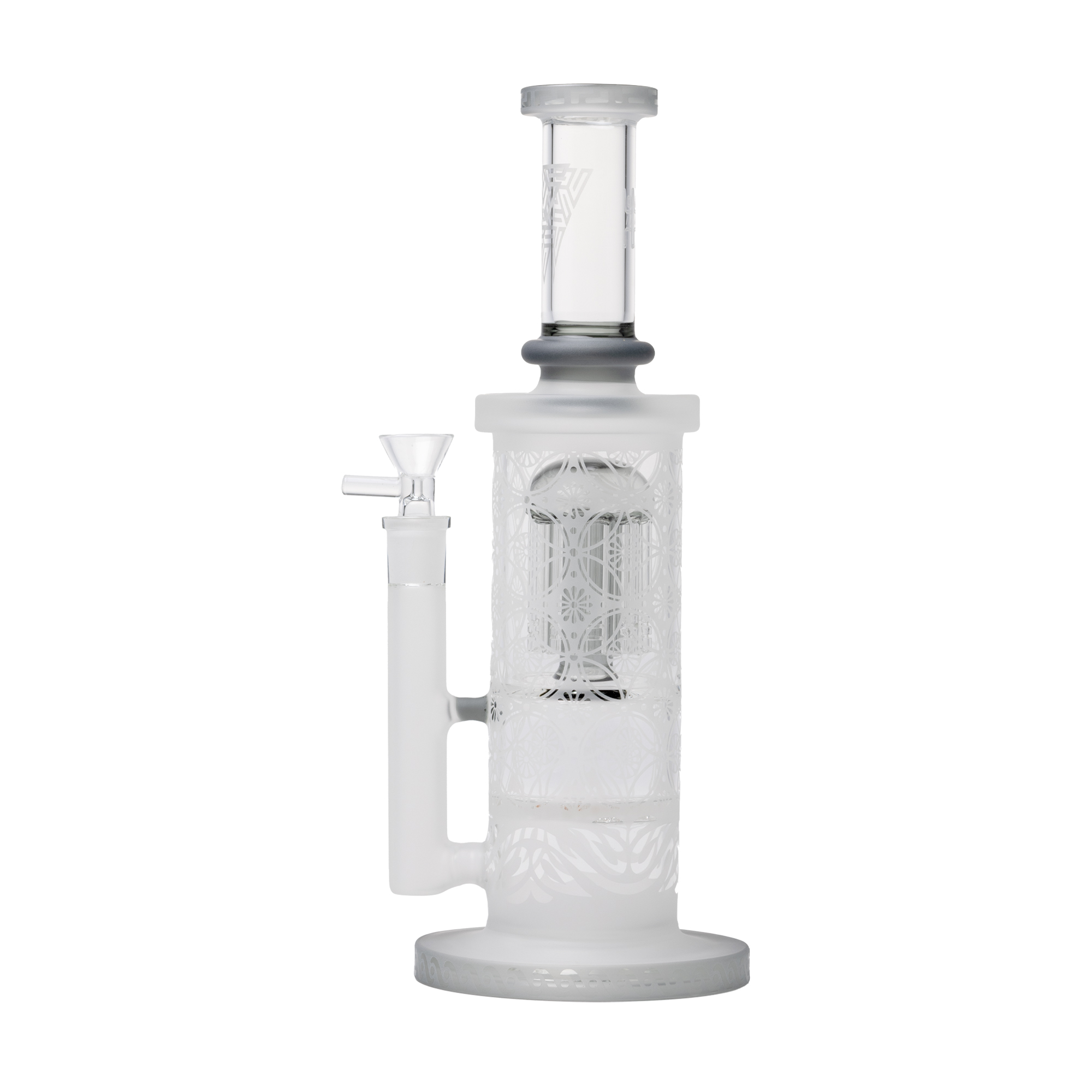 Photograph of product: SACRED STRAIGHT SANDBLASTED WATER PIPE - SMOKE