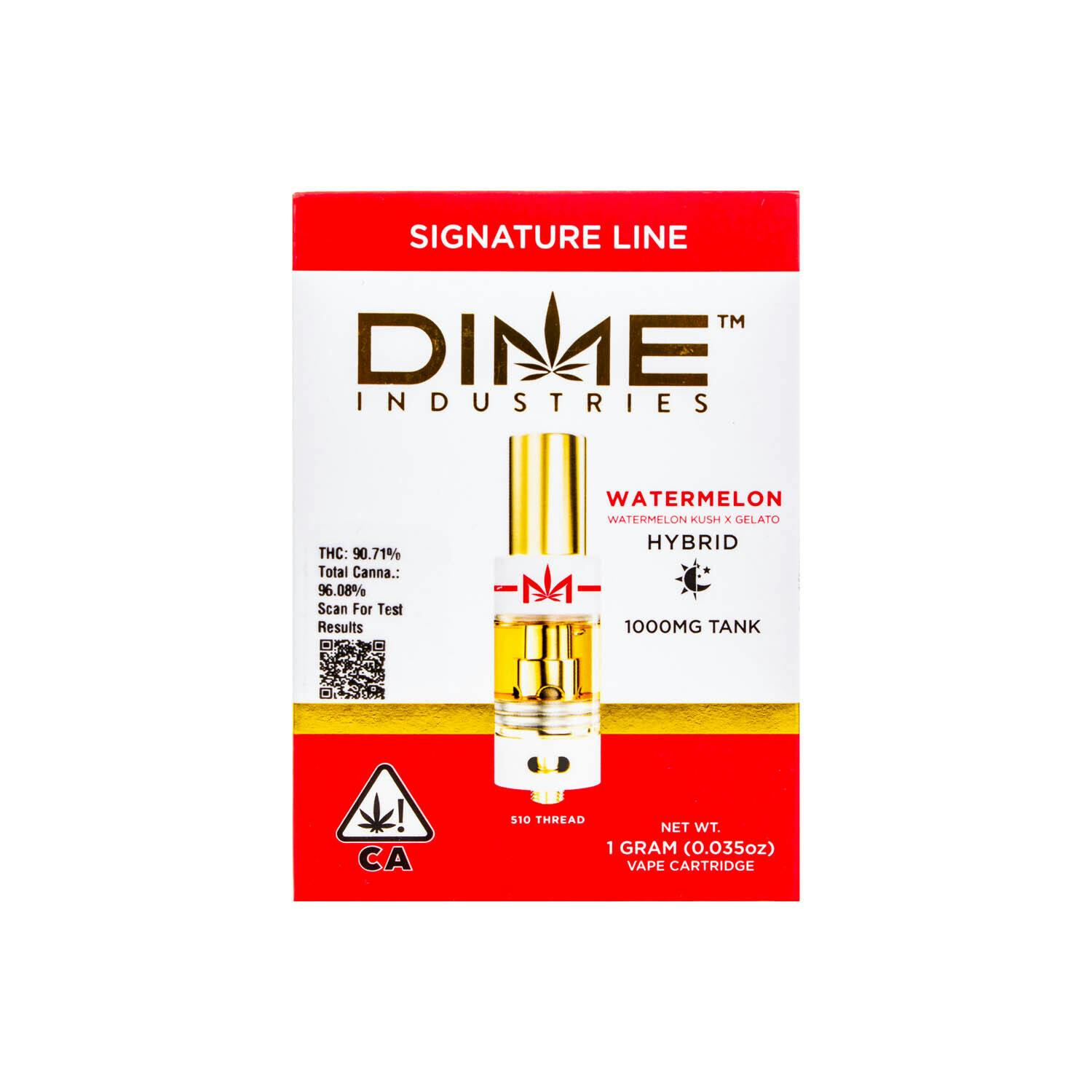 Photograph of product: Dime Industries | Watermelon Cartridge (1g)
