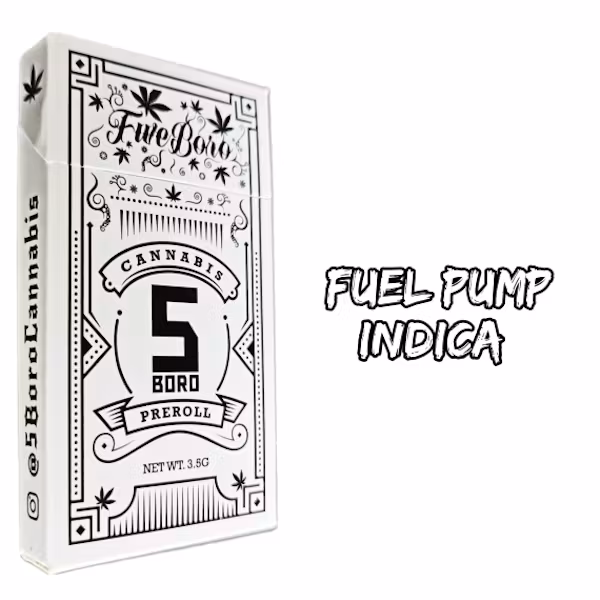 Photograph of product: 5Boro | Fuel Pump Pre-rolls 5pk, .7g