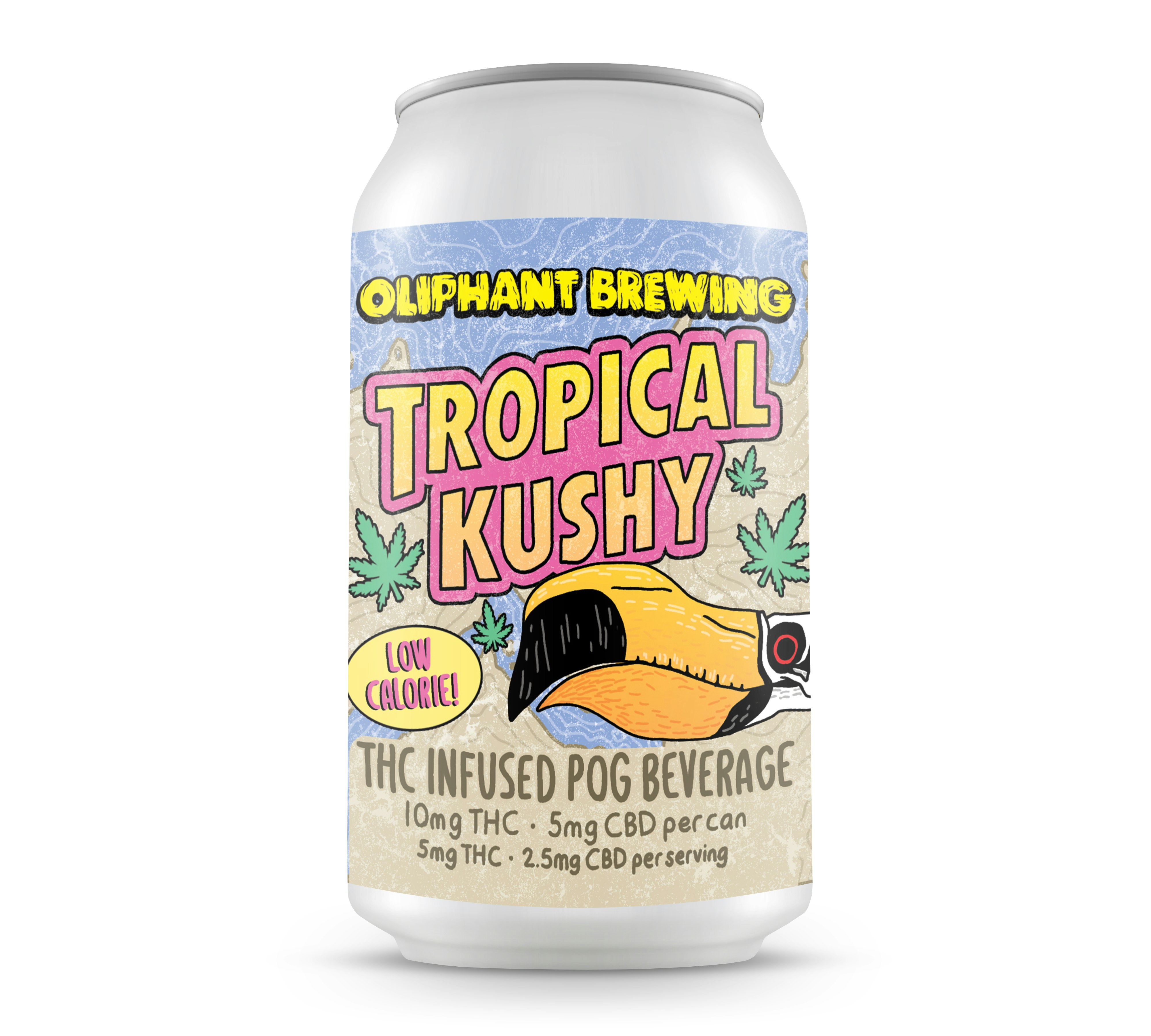 Photograph of product: Tropical Kushy | 10mg | 5mg CBD | 4pk