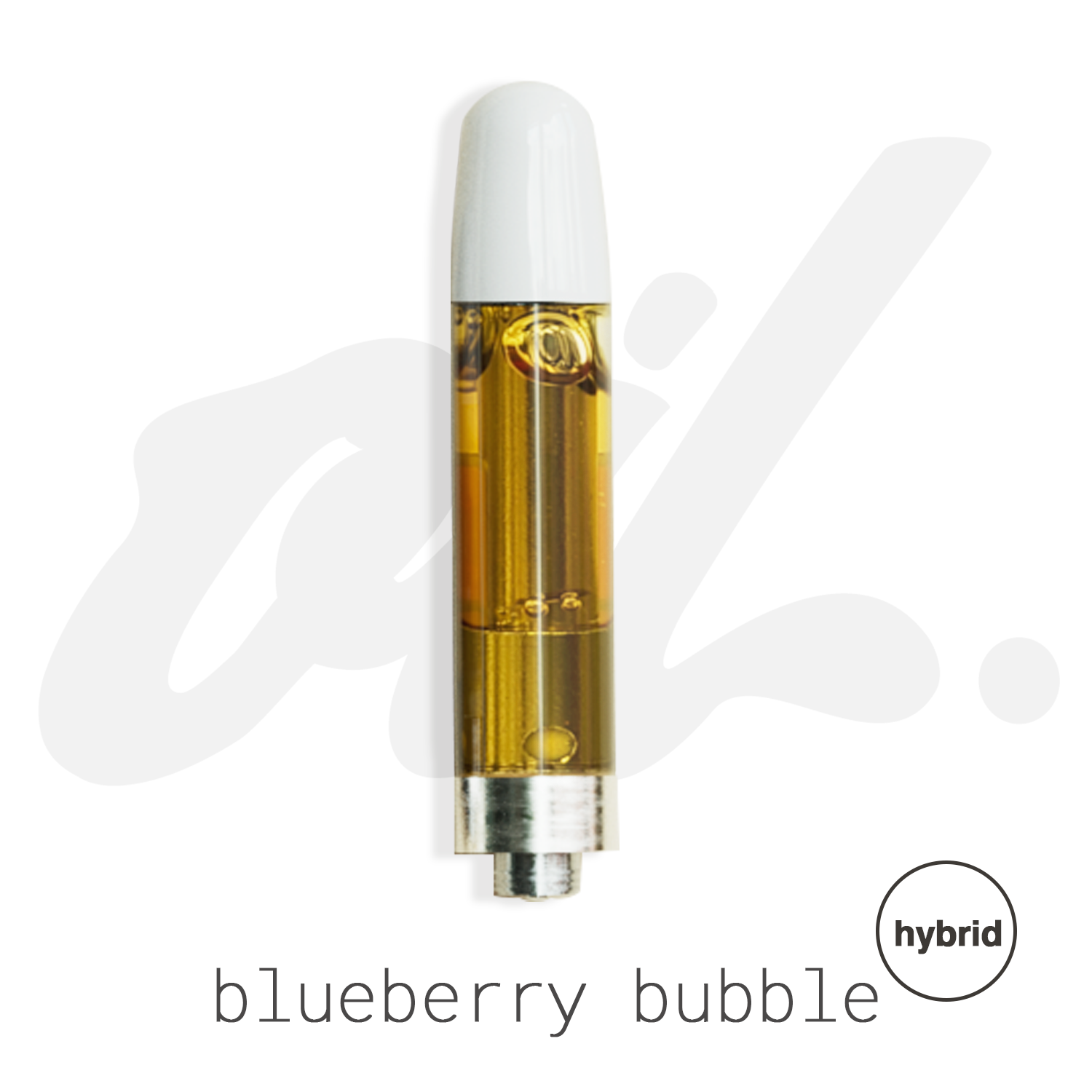Photograph of product: Oil Blueberry Bubble Hybrid Cartridge 1000mg