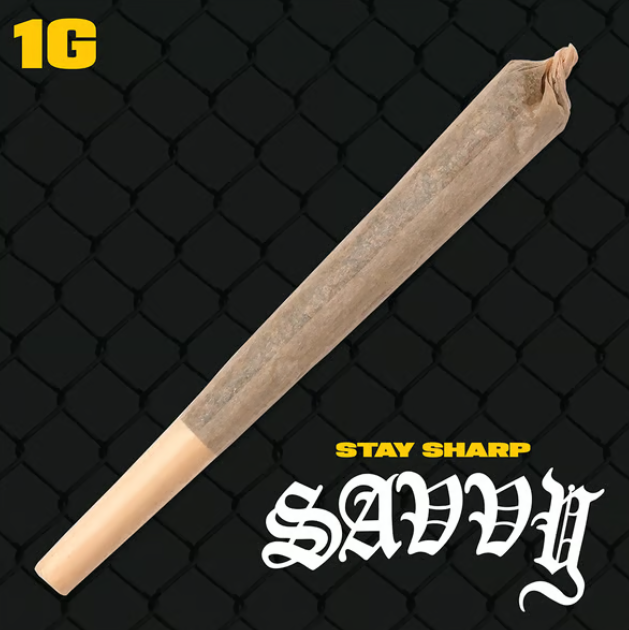 Photograph of product: Savvy Mendo Cooler 1g Pre-Roll S 25904