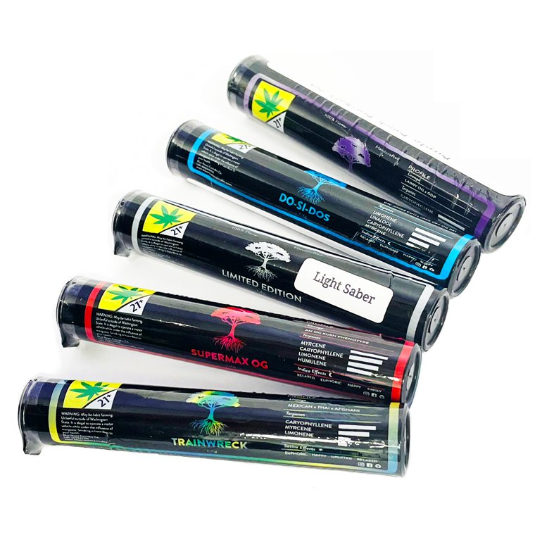 Photograph of product: Blue Roots Farmer's Daughter Pre-Roll Hybrid 2 x .7g