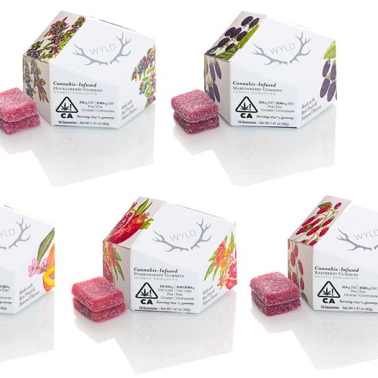 Photograph of product: Wyld - 1:1:1 TH-oui/CBG/CBC Gummies (Grapefruit) - 