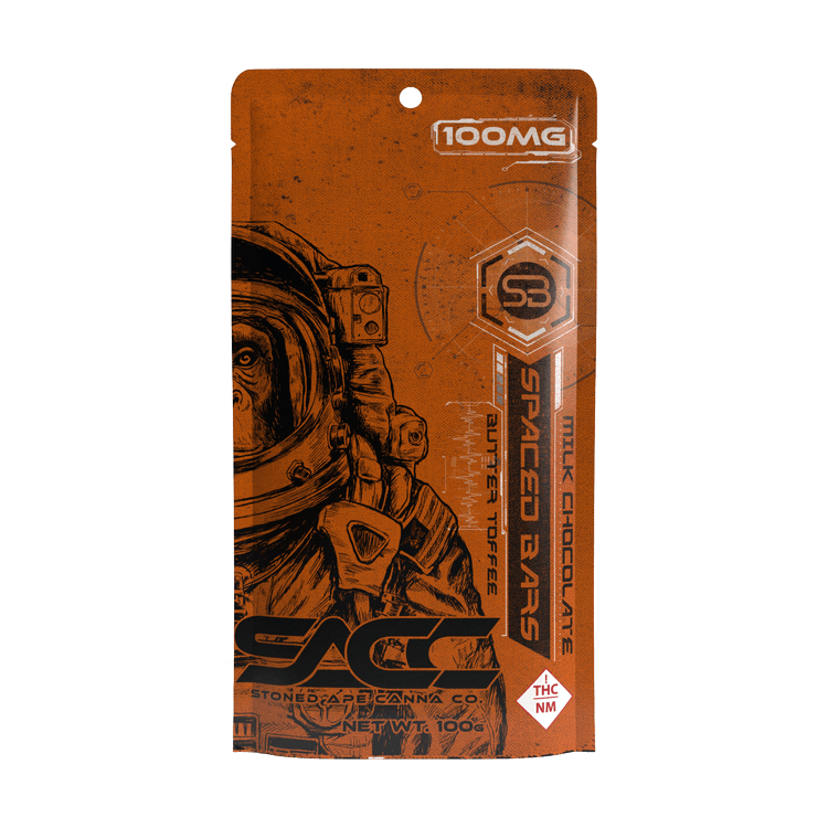 Photograph of product: 100MG E.T. Spaced Bar- Stoned Ape