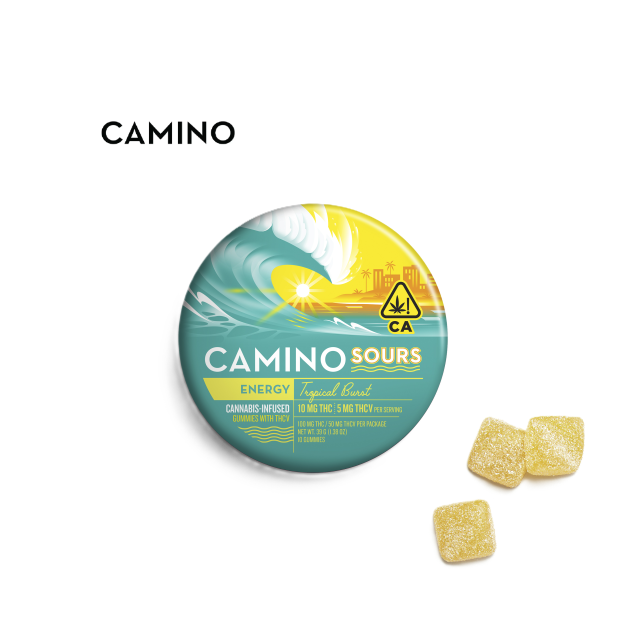 Photograph of product: TROPICAL BURST 2:1 THCV 100MG 10 PACK GUMMIES