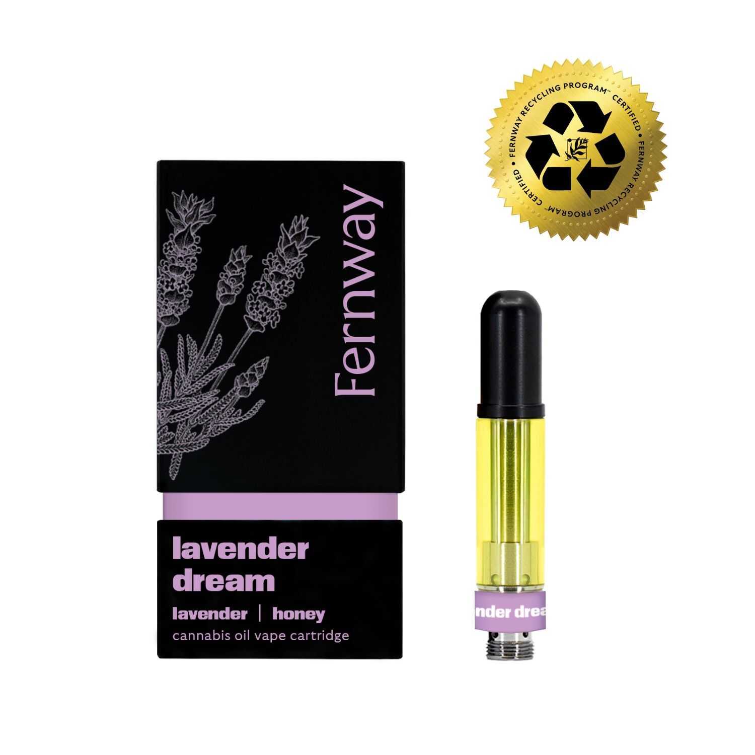 Photograph of product: Fernway Lavender Dream 1g Cart