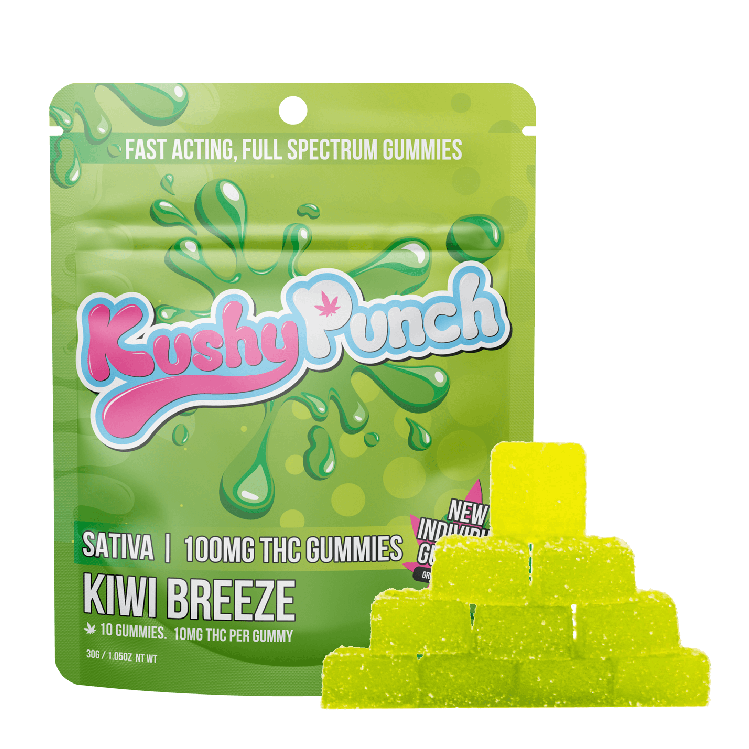 Photograph of product: Kiwi Oui'd | Gummies [10pk x 10mg]