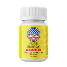 Photograph of product: Natures Relief - CBD/CBG Energy Softgels