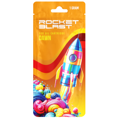 Photograph of product: Rocket Blast Dawn 510 Cart 1g