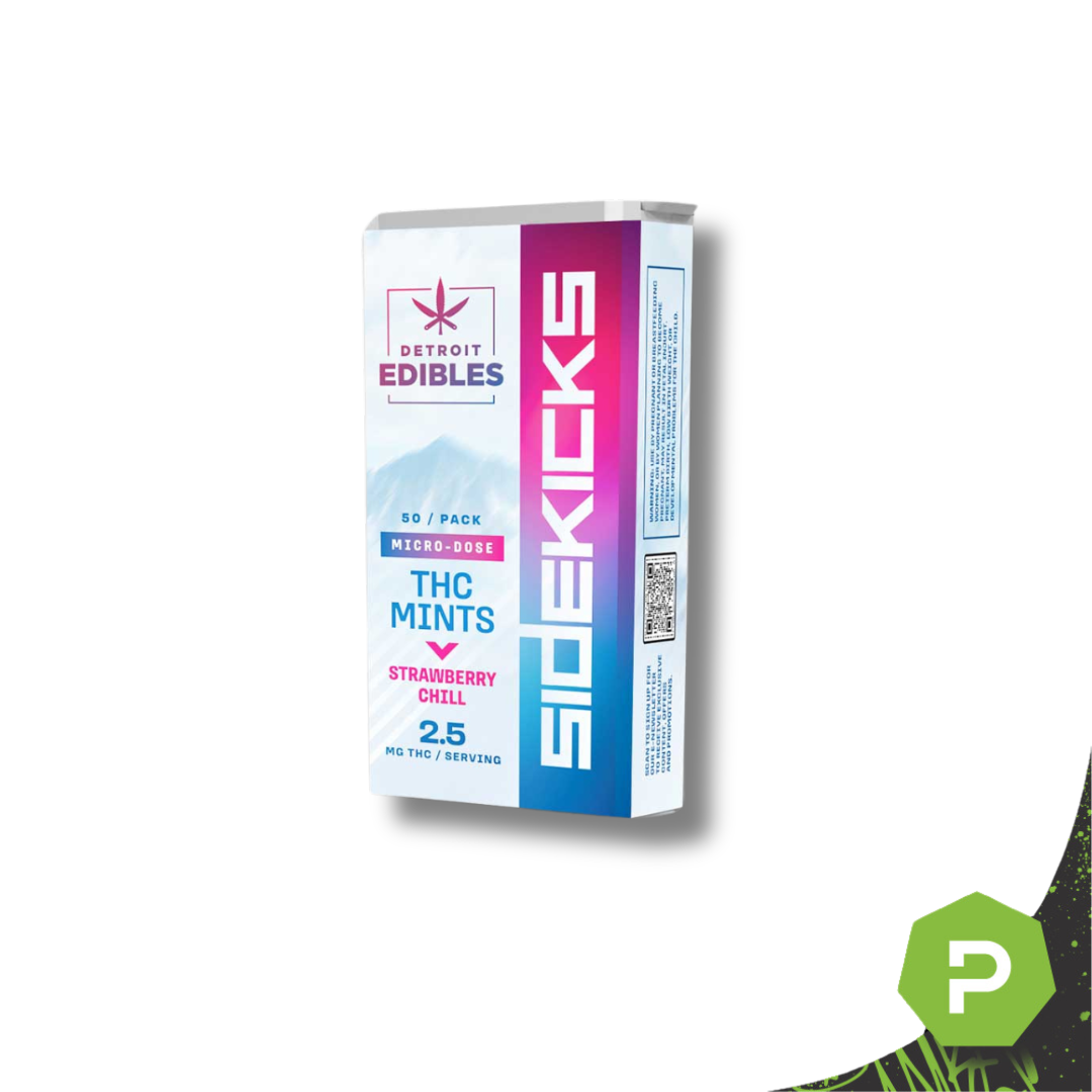 Photograph of product: Detroit Edible | 100mg Sidekicks | Strawberry Chill