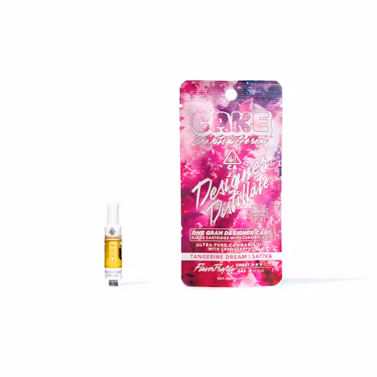 Photograph of product: Cake | Tangerine Dream - 1g - Oui'd - Cartridge