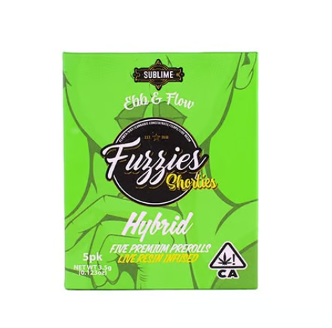 Photograph of product: Jet Fuel Gelato Shorties 5pk Live Resin