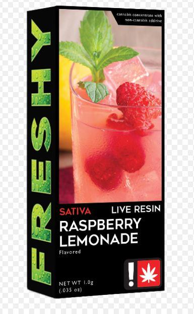 Photograph of product: Cartridge - 1g Flavored Freshy Live Resin - Raspberry Lemonade