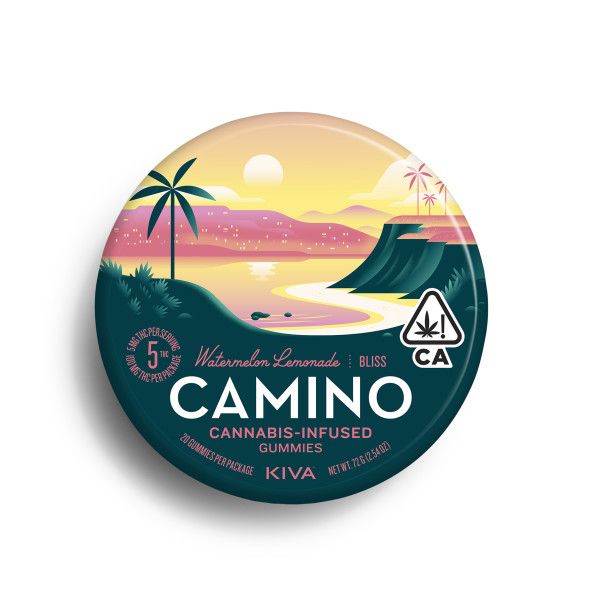 Photograph of product: Gummies | Kiva - Camino | Watermelon Lemonade [20pk]