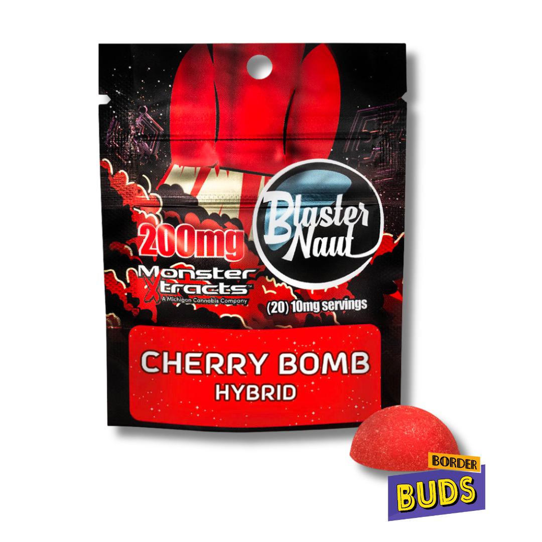 Photograph of product: Cherry Bomb | Blaster Naut | 200mg | Gummy