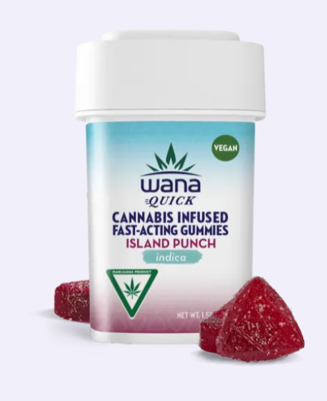 Photograph of product: Wana | Island Punch Quick Gummies 10pk | 100mg