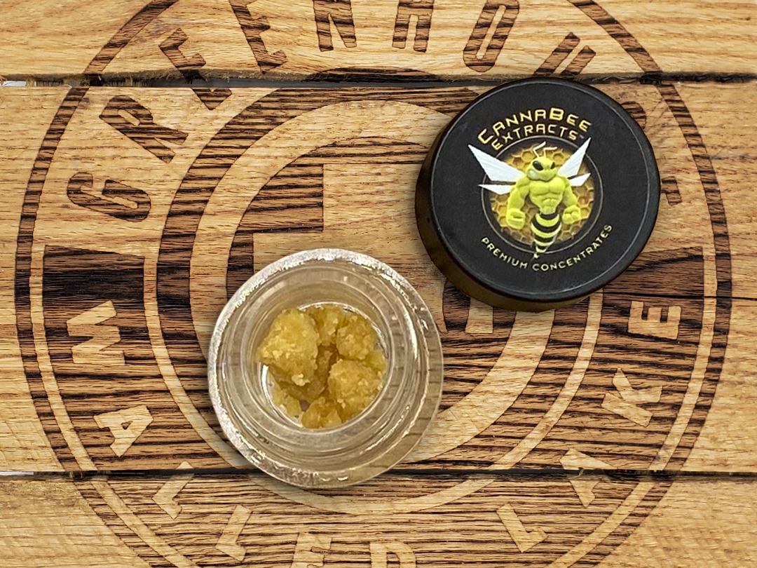 Photograph of product: CannaBee Extracts | Jar Jar Stinks | 1g Cured Resin