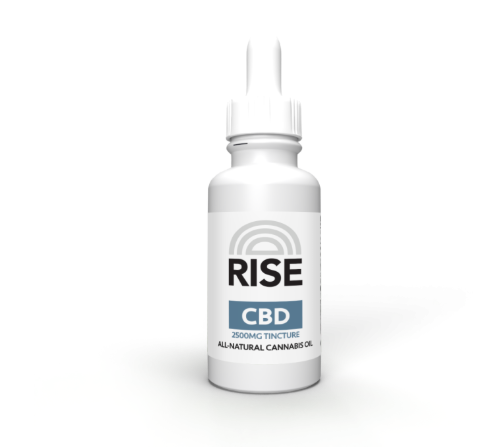 Photograph of product: Tincture | 2500mg | CBD | RISE