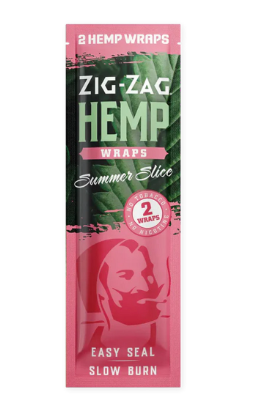 Photograph of product: ZIG ZAG | Accessory | Hemp Wraps | Summer Slice | 2pk