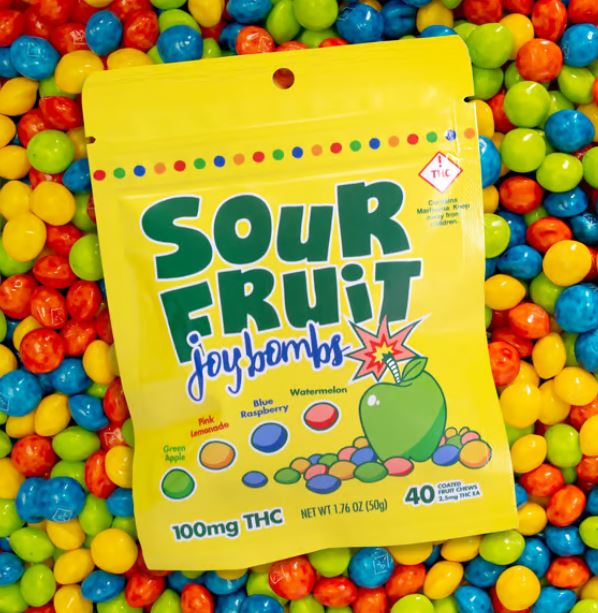 Photograph of product: Sour Fruit Chews | 20-Servings