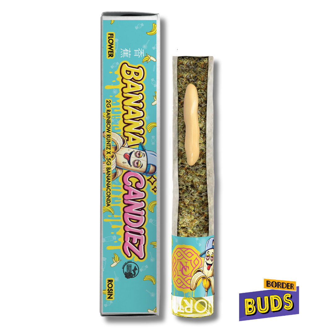 Photograph of product: Banana Candiez | North Coast x Adams Family | Tier 2 | 2.5g | Donut