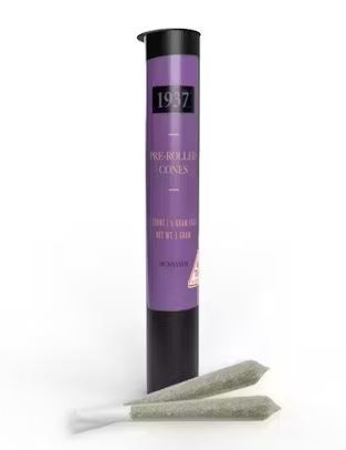 Photograph of product: 1937 | Velvet Breath (I) | 0.5g x 2ct Pre-rolls